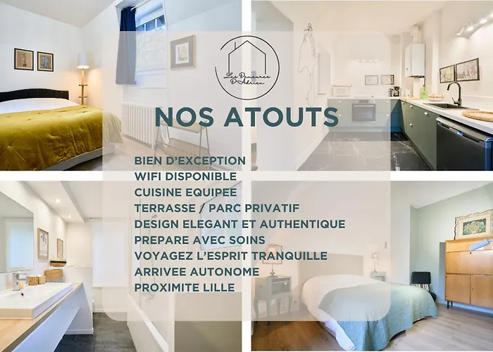 Appartement Le Petit Broc - Écrin de verdure près Lille *